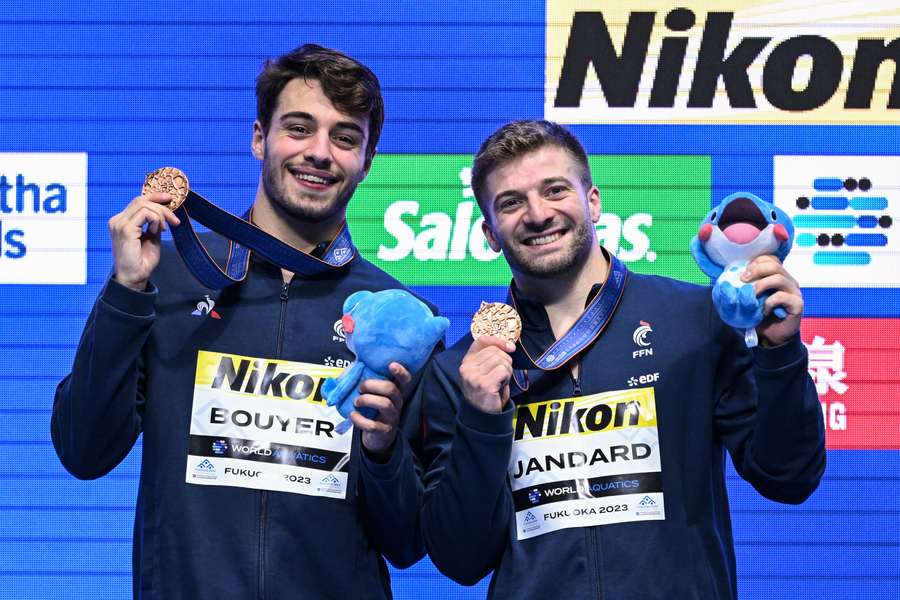 Jules Bouyer et Alexis Jandard ce samedi sur le podium.