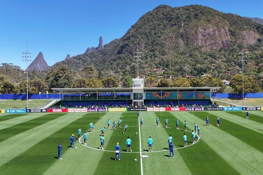 Treino da Seleção na Granja Comari Treino da Seleção na Granja Comari