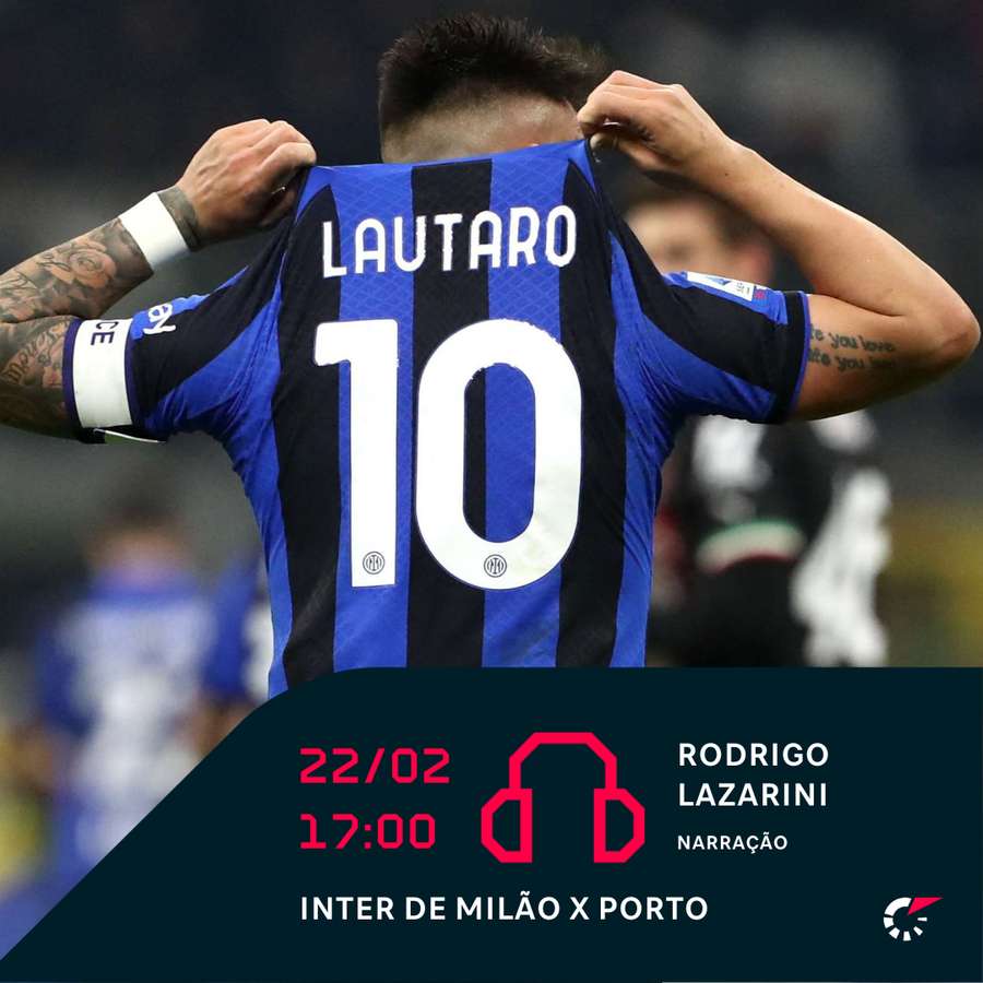 Rodrigo Lazarini narra Inter de Milão x Porto no Flashscore