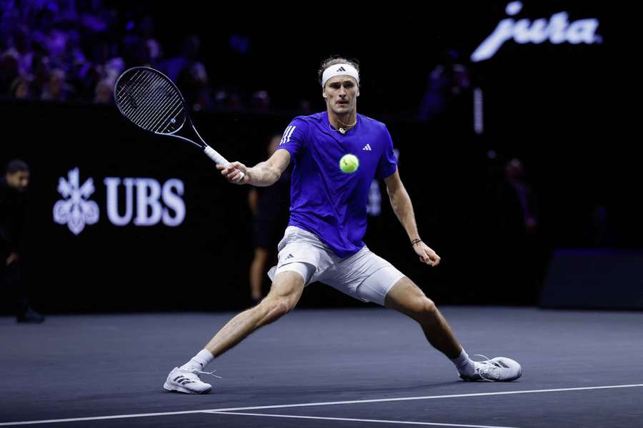 Alexander Zverev kwam in de Laver Cup nog in actie voor Team Europa