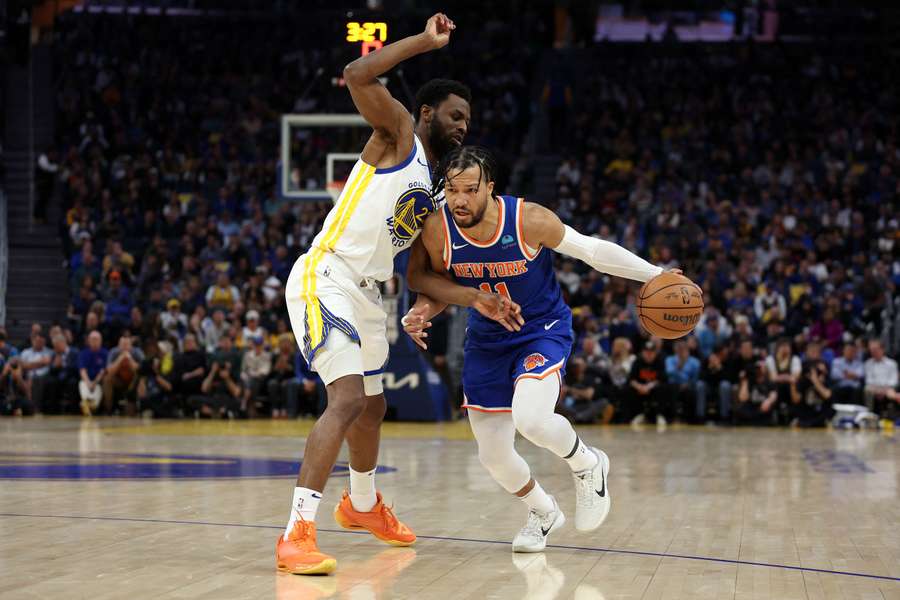 Brunson (R) in action for the Knicks