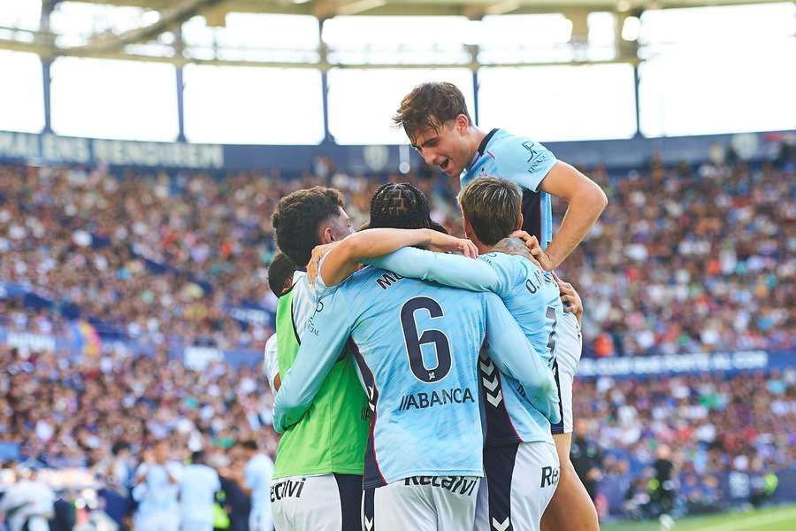 Celta Vigo zvítězilo na hřišti Levante 2:1.