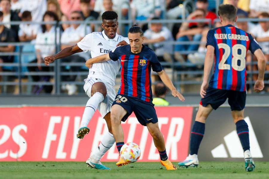 Marvel lors d'un match avec le Castilla.