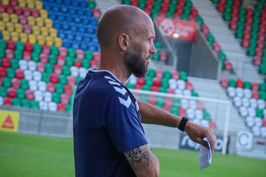 Mitchell van der Gaag, treinador do Marítimo Mitchell van der Gaag, treinador do Marítimo