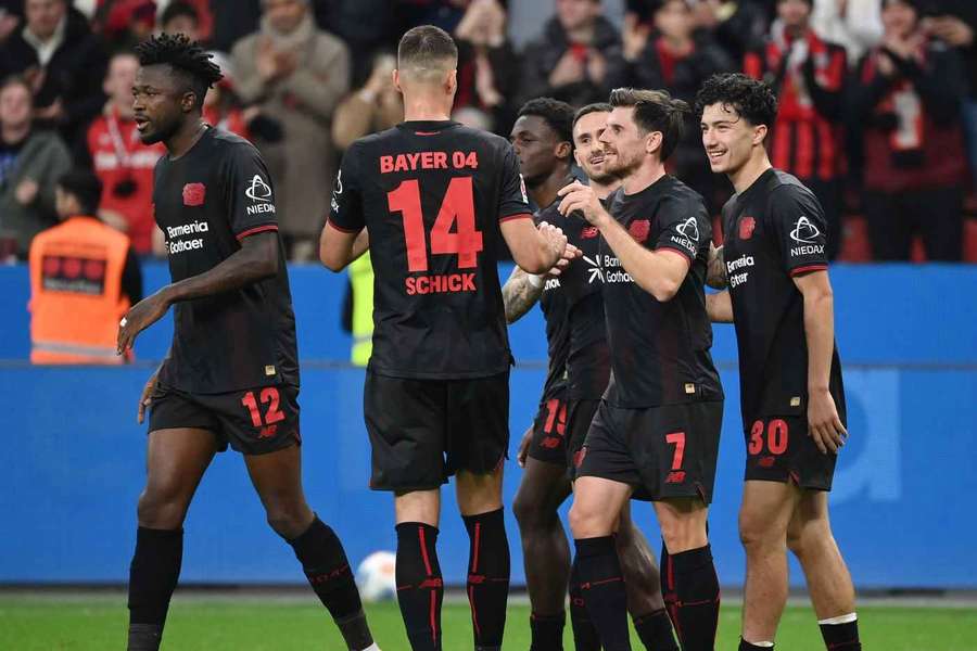 Chvály se dočkal celý Leverkusen. Chvály se dočkal celý Leverkusen.