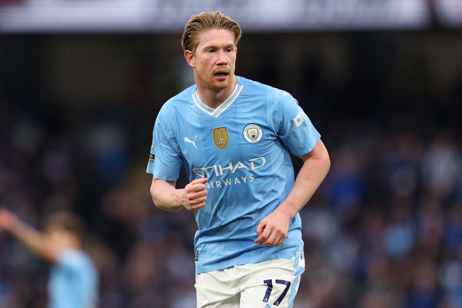 Kevin de Bruyne kwam dit seizoen nog maar weinig in actie door blessures