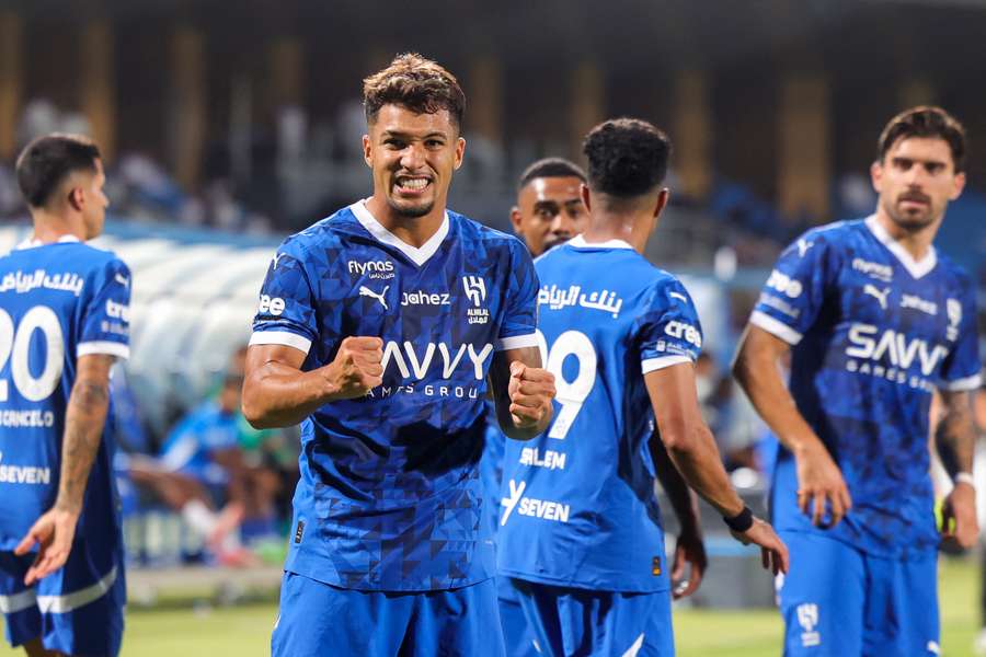 Marcos Leonardo anotou seu primeiro gol pelo Al-Hilal