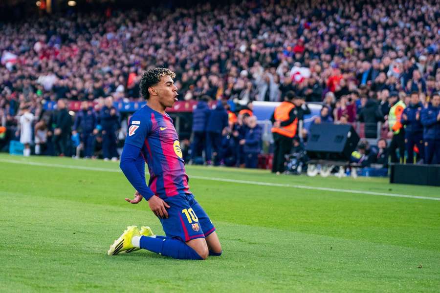 Lamine Yamal byl jedním ze střelců Barcelony proti Mallorce.