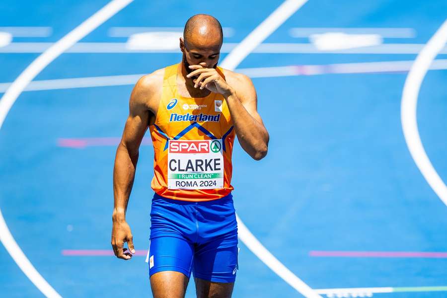 Ryan Clarke heeft de finale van de 800 niet kunnen bereiken