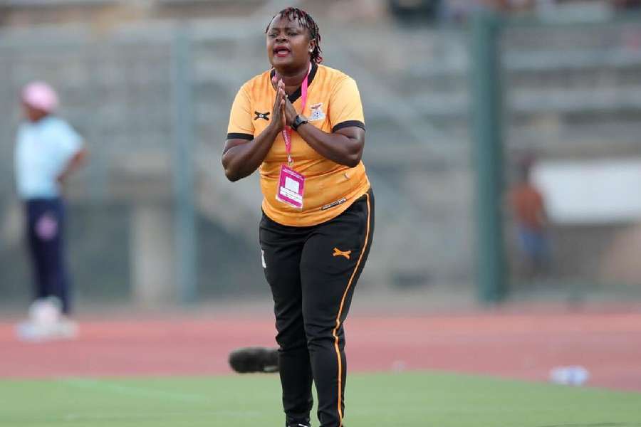 Zambia assistant coach Florence Mwila