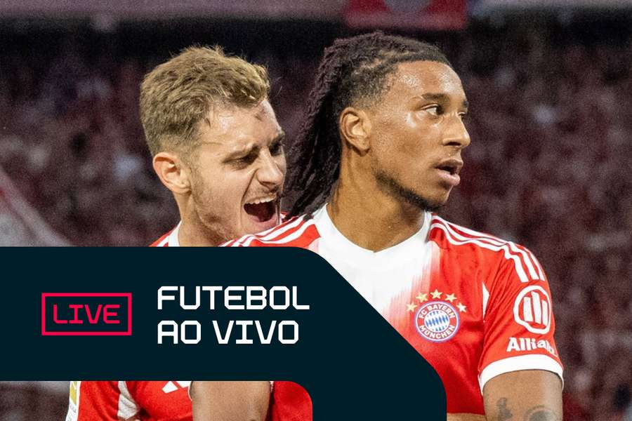 Olise foi destaque do Bayern no 1° tempo contra o RB Leipzig