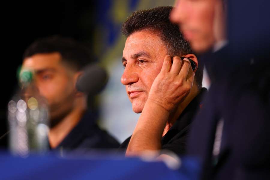 Il coach dell'Iran Amir Ghalenoei Il coach dell'Iran Amir Ghalenoei