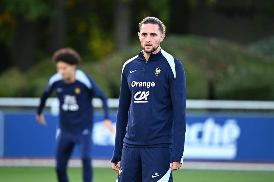 Adrien Rabiot, în cantonamentul echipei naționale a Franței