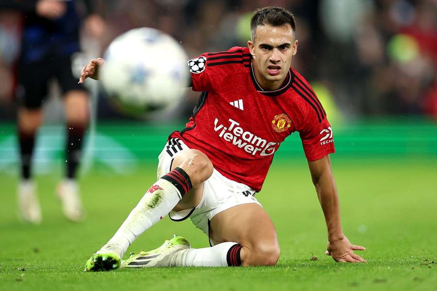 Reguilon tijdens een CL-wedstrijd van ManUnited