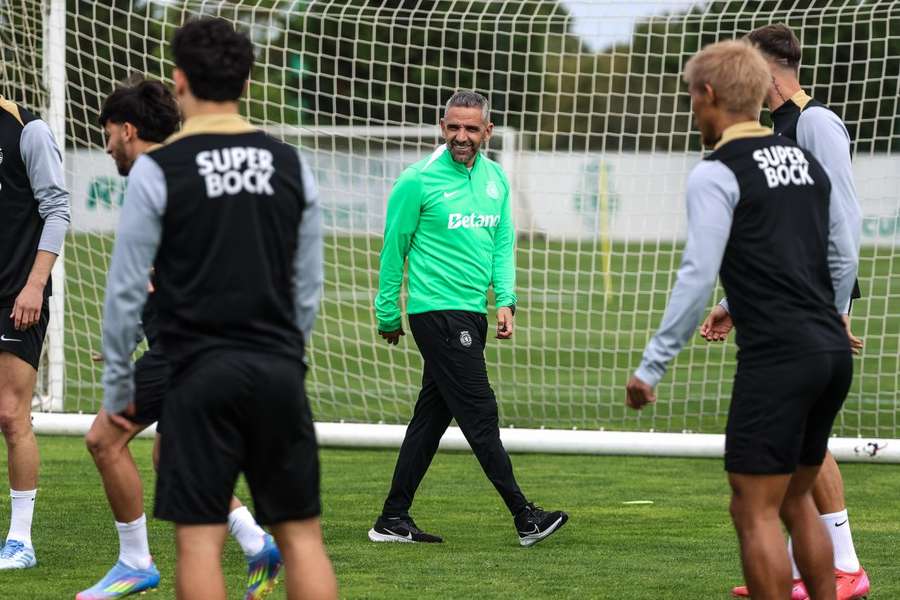 Rui Borges, treinador do Sporting