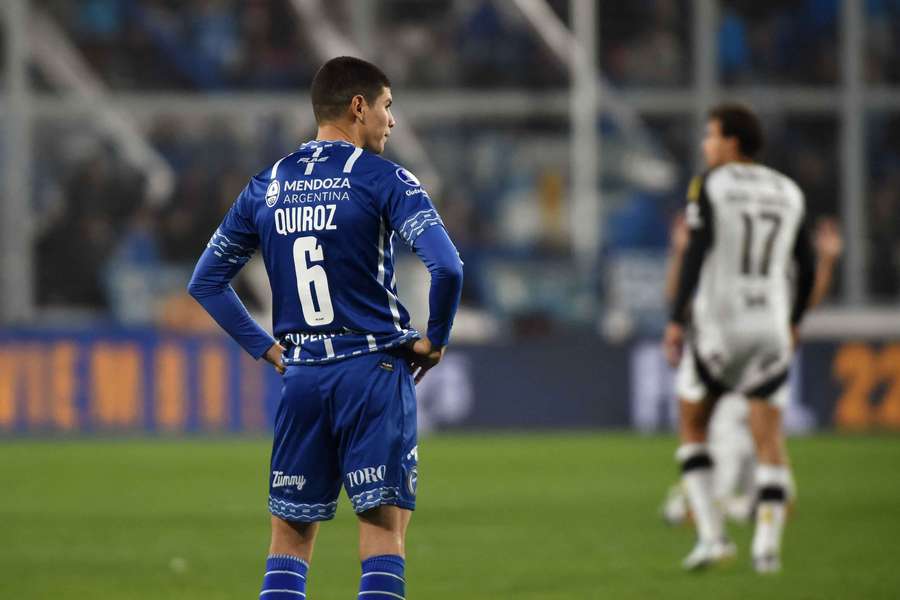 Quiroz, de Godoy Cruz, decepcionado Quiroz, de Godoy Cruz, decepcionado