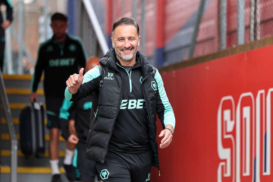 Managerul Wolves, Vitor Pereira, sosește la Selhurst Park înainte de meciul cu Crystal Palace