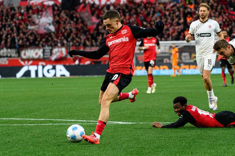 Leverkusens Spielmacher Florian Wirtz. Leverkusens Spielmacher Florian Wirtz.