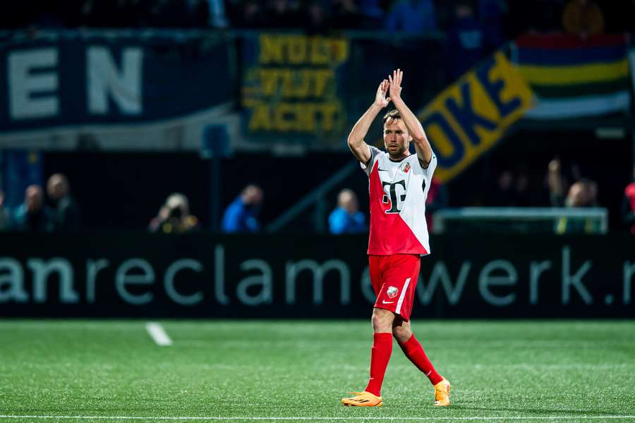 Sander van de Streek in het shirt van FC Utrecht