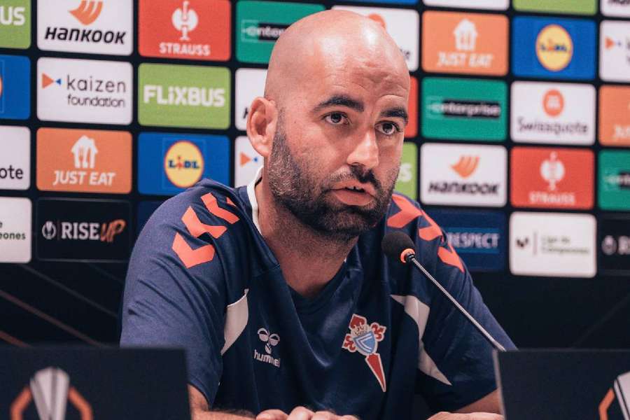 Giraldez, en rueda de prensa