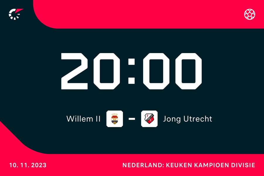 20:00: Willem II - Jong FC Utrecht