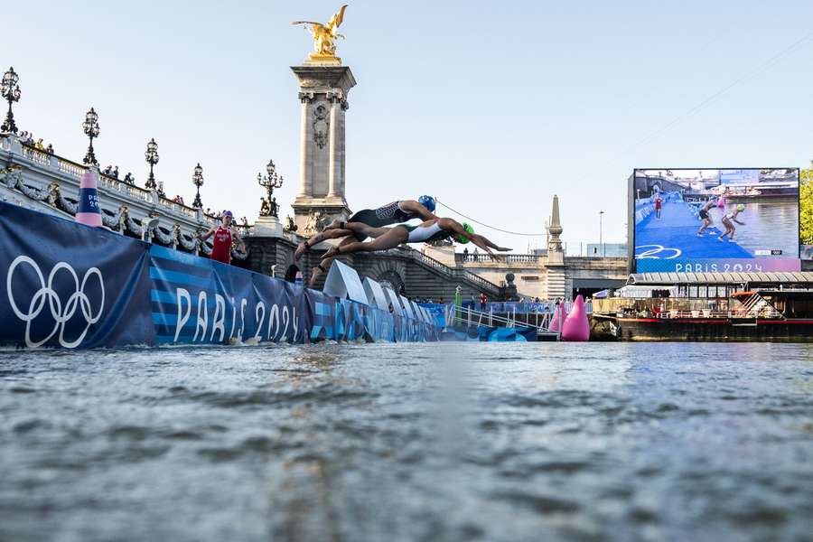 The Seine has been deemed safe to train in