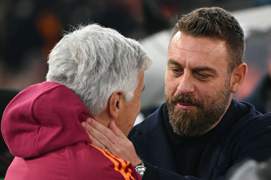 Gasperini e De Rossi a fine gara