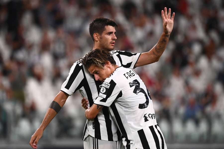 Morata și Fagioli, pe vremea când erau coechipieri la Juventus