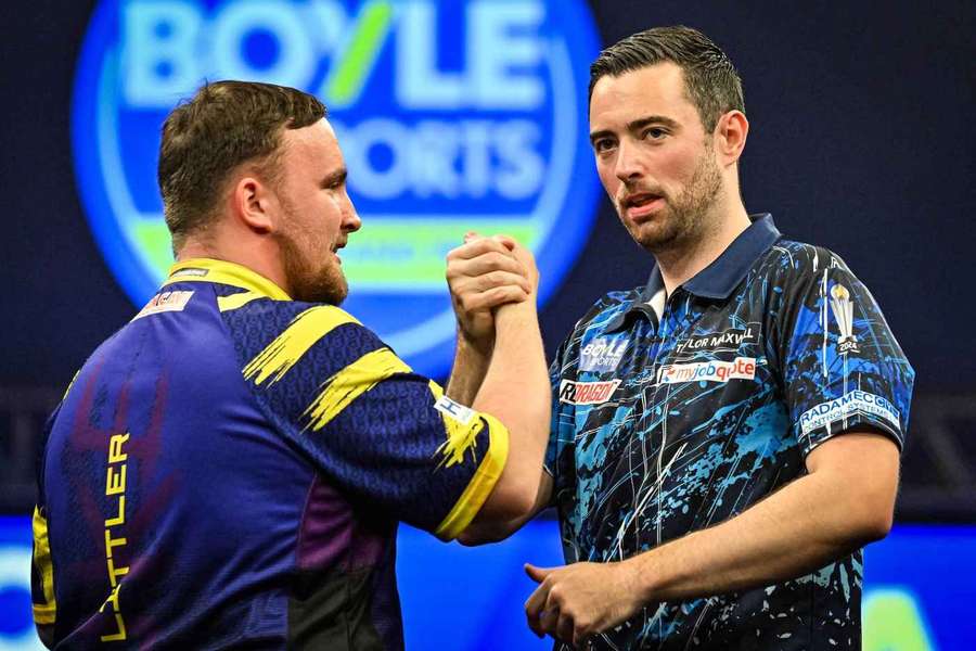 Luke Humphries (R) with Luke Littler at the World Grand Prix Luke Humphries (R) with Luke Littler at the World Grand Prix