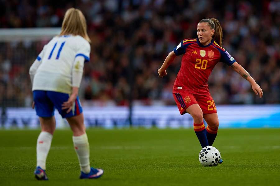 Claudia Pina, en Wembley Claudia Pina, en Wembley