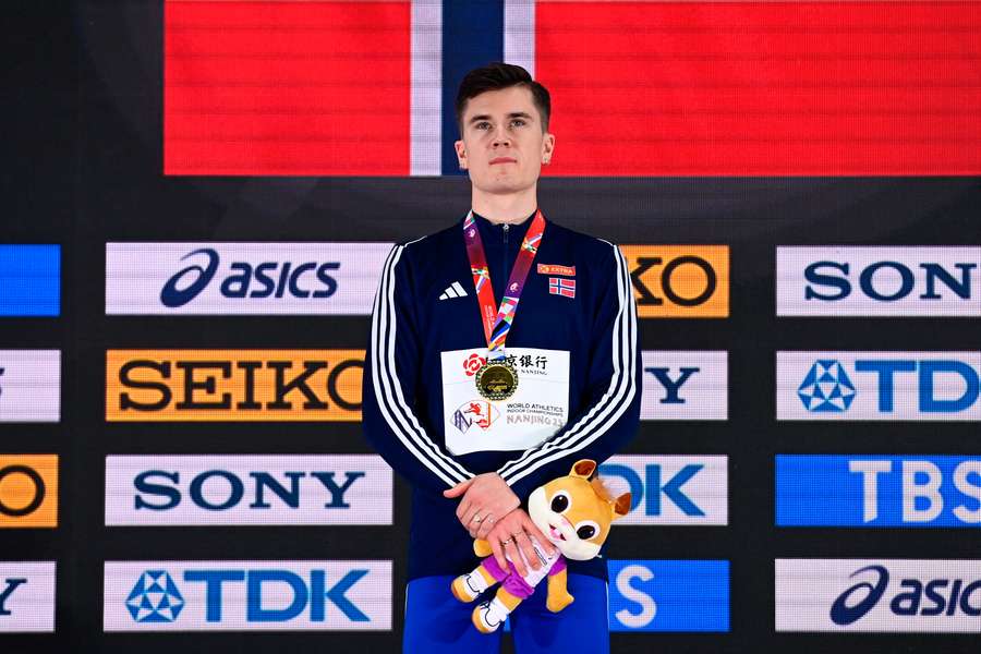 Jakob Ingebrigtsen en mars 2025.
