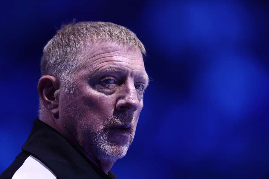 Boris Becker pictured at the ATP Finals in 2023