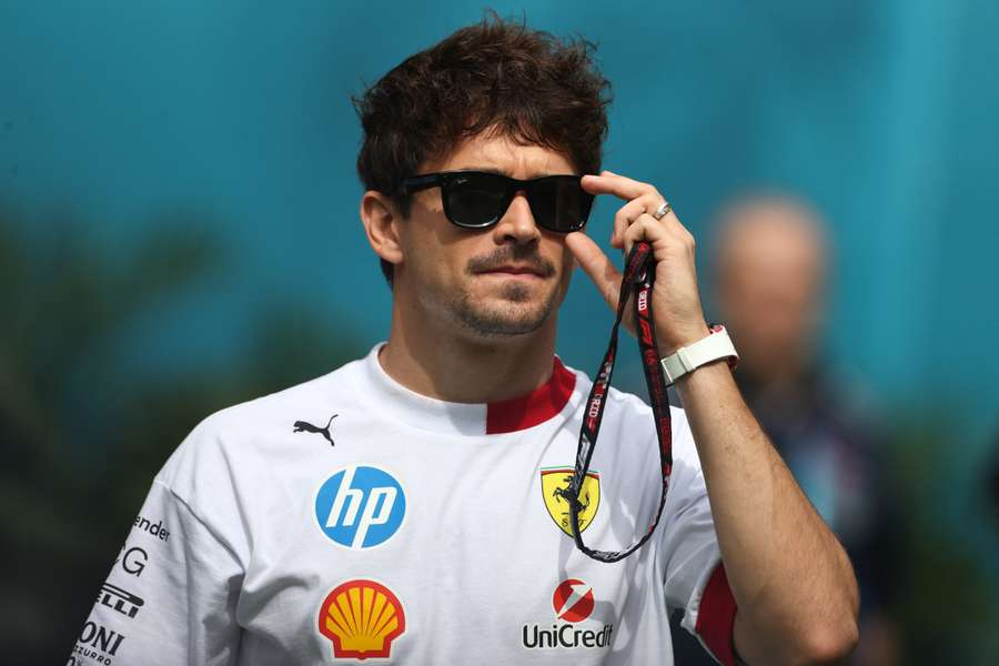 Il pilota della Ferrari, Charles Leclerc