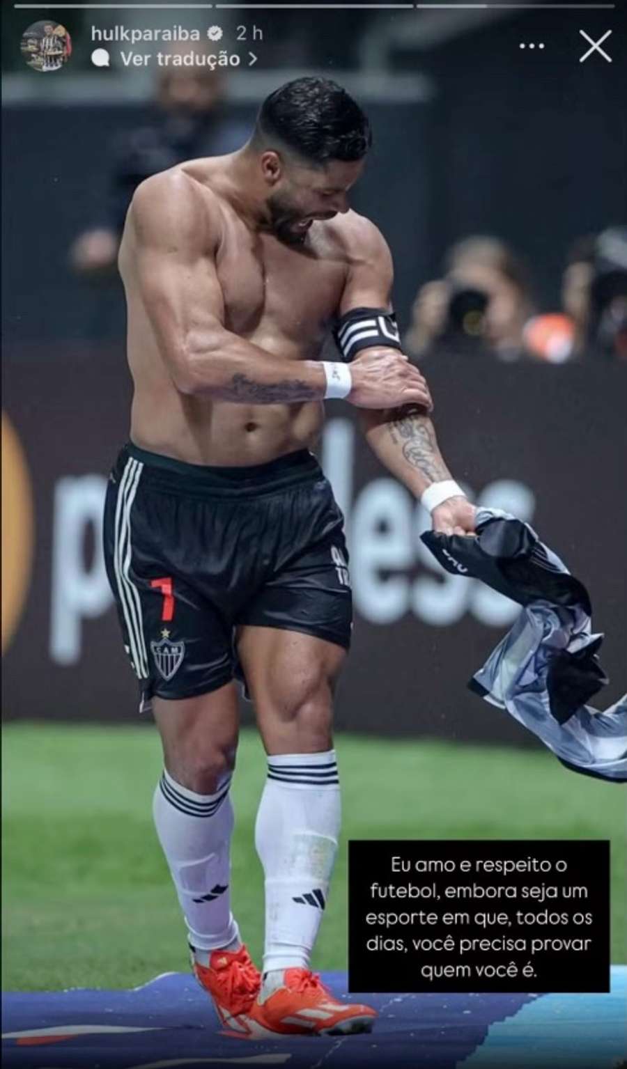 Hulk desabafou após mais um tropeço do Atlético-MG Hulk desabafou após mais um tropeço do Atlético-MG