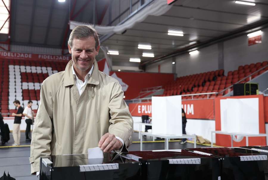 Martim Mayer votou no Pavilhão da Luz
