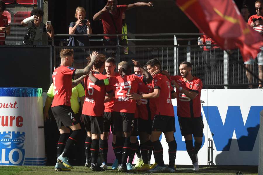 Rennes managed their biggest victory of the season so far