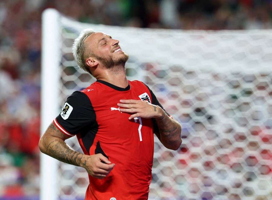 Marko Arnautovic erzielte sein 49. Tor im ÖFB-Trikot