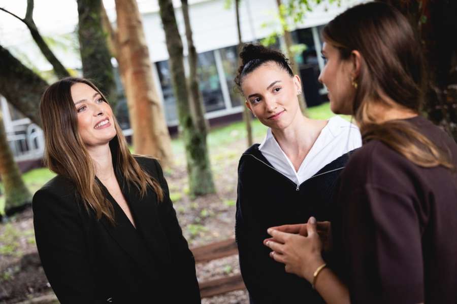 Sharapova conversa com Bia Haddad no Parque Villa-Lobos Sharapova conversa com Bia Haddad no Parque Villa-Lobos