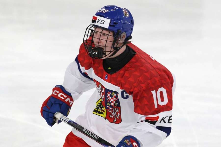 Kapitán Petr Tomek na MS do 18 let.