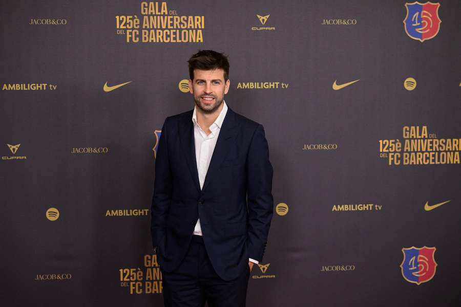 Piqué en la gala por el 125º aniversario del Barcelona.