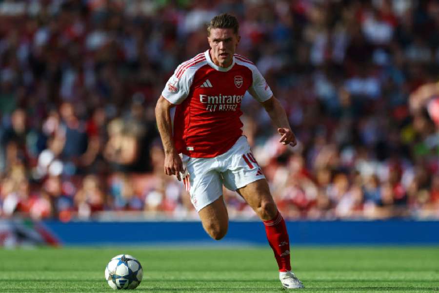 Viktor Gyokeres in action during pre-season