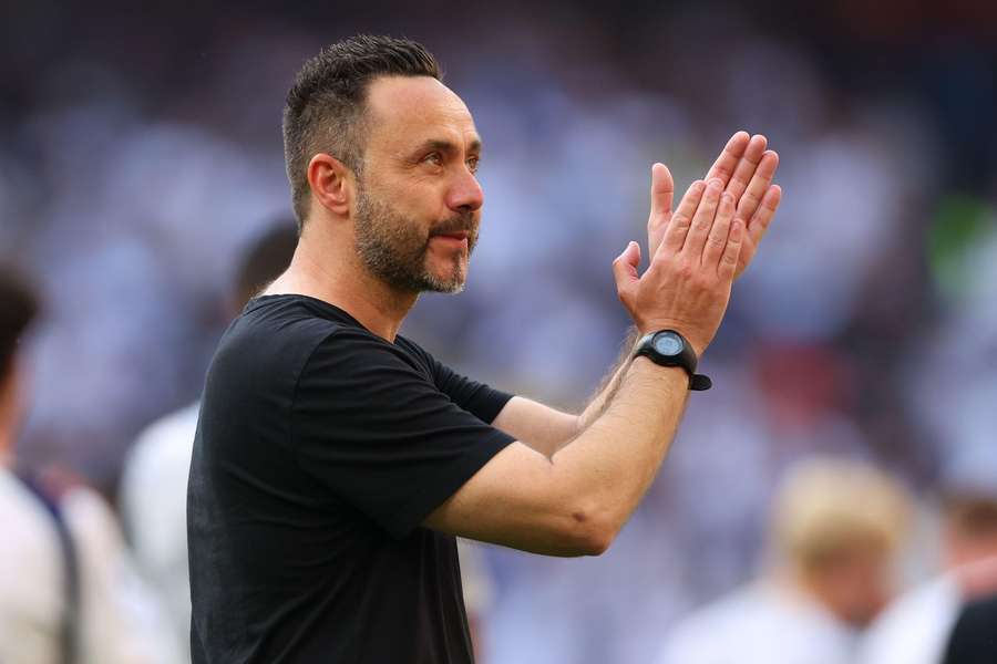 Tottenham' boss Roberto De Zerbi. Tottenham' boss Roberto De Zerbi.