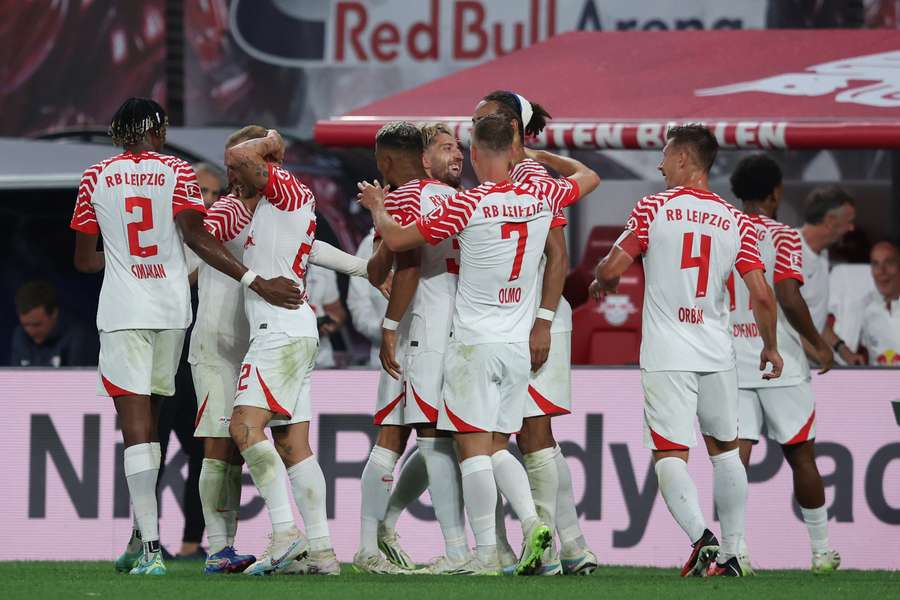 O Leipzig venceu pela primeira vez na Bundesliga
