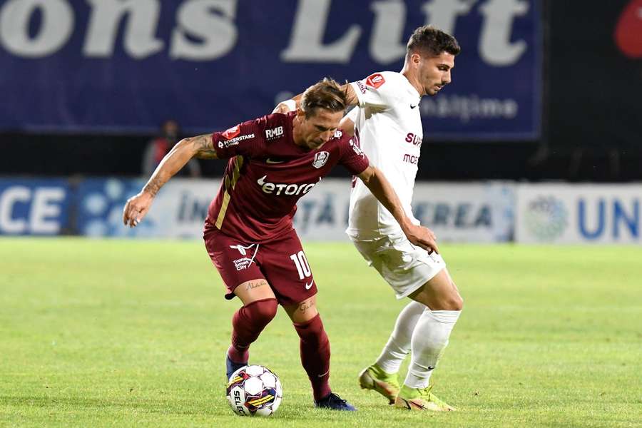 Rapid - CFR Cluj s-a încheiat cu scorul de 2-1.