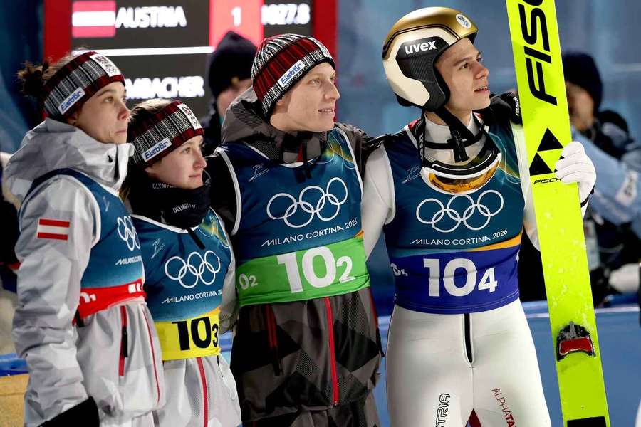 Österreichs Mixed-Team schaute der Konkurrenz hinterher