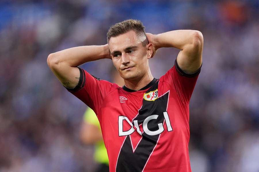 De Frutos, jugador del Rayo Vallecano De Frutos, jugador del Rayo Vallecano