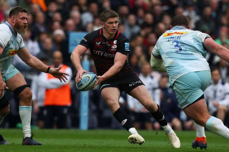 Owen Farrell starred for Saracens before injury struck