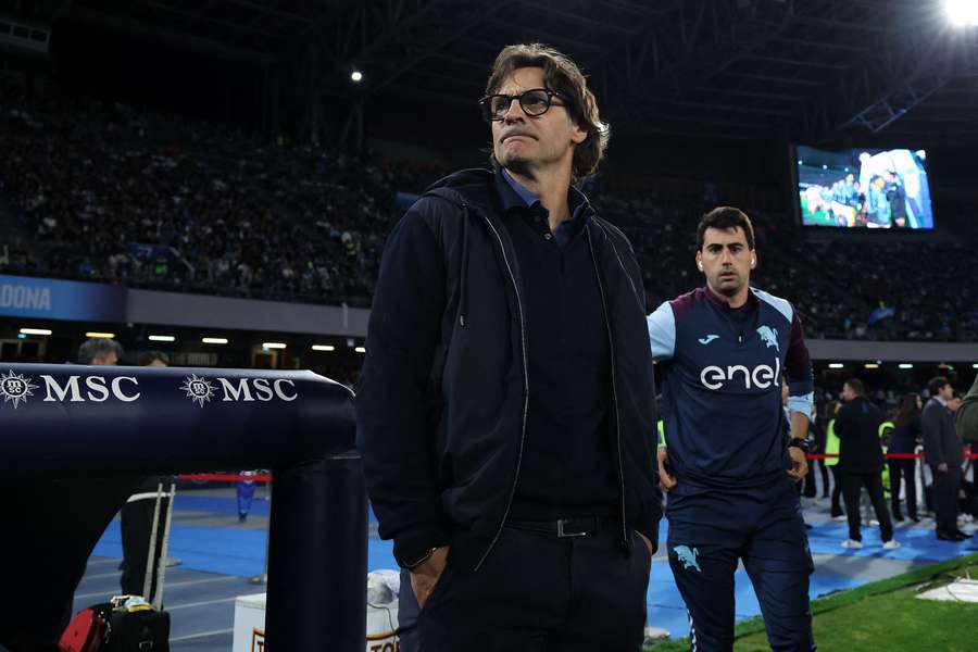 Paolo Vanoli sulla panchina granata a Napoli