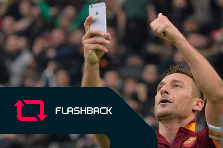 A selfie de Totti
