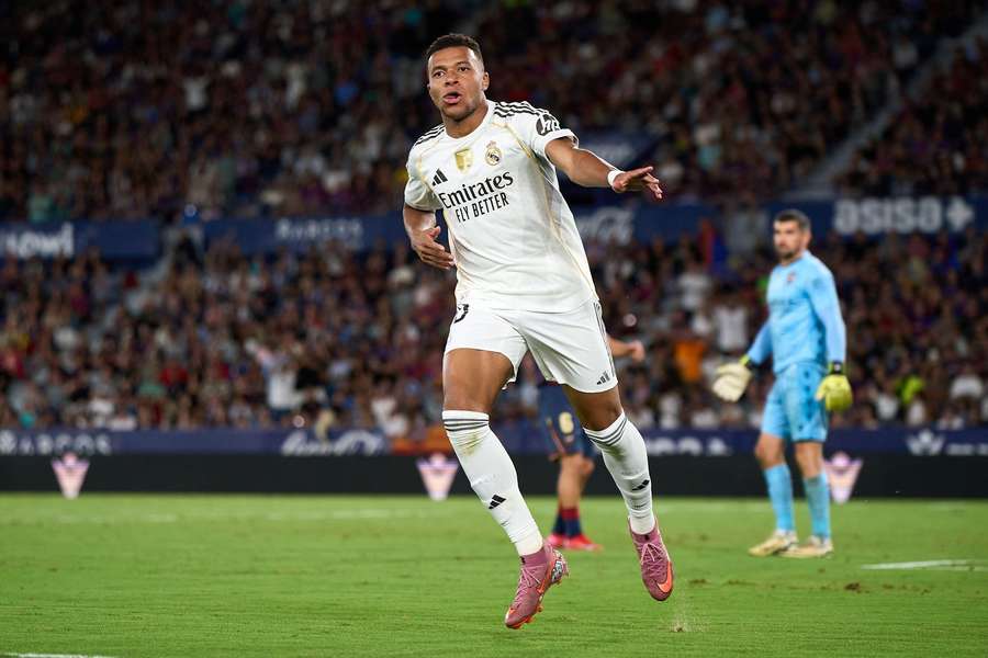 Mbappé é artilheiro de LaLiga até aqui